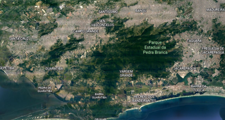 bairros do rio de janeiro mapa visão satélite