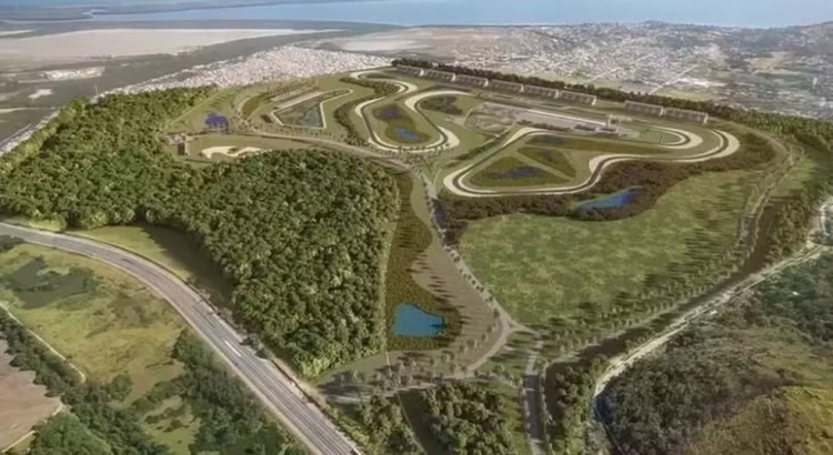 Imagem do autódromo de Guaratiba